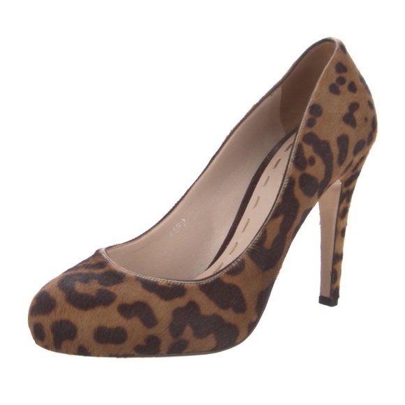 Miu Miu Damen pony hair animal cheetah leopard print pumps - Picture 1 of 6